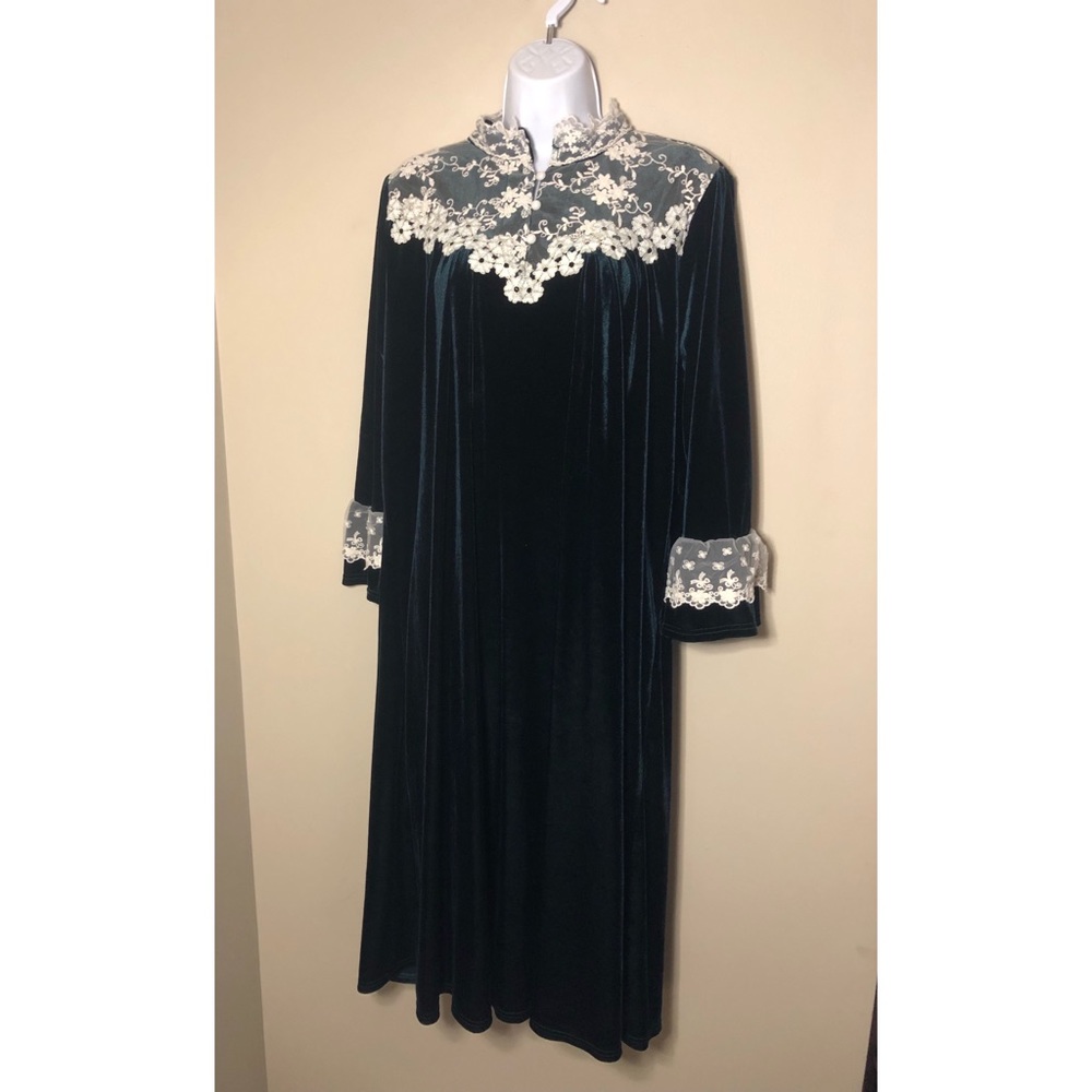 Victorian Style Velvet Gown